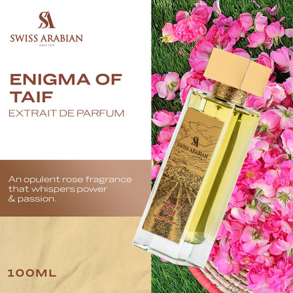 SWISS ARABIAN - Swiss Arabian Enigma of Taif Extrait de Parfum Unisex 100ml - Fragrance On A Barrel