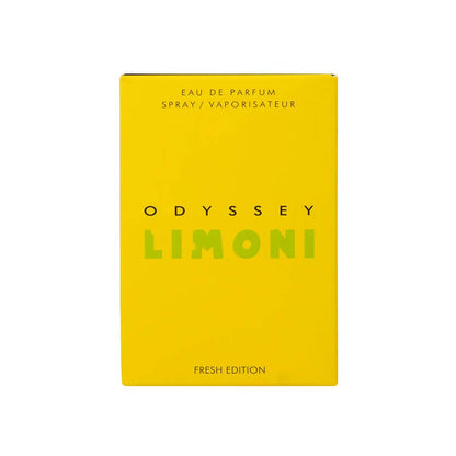 Armaf Odyssey Limoni Fresh Eau de Parfum Flasche mit Zitrusfrüchten und frischen Noten, elegantes Parfum für Damen