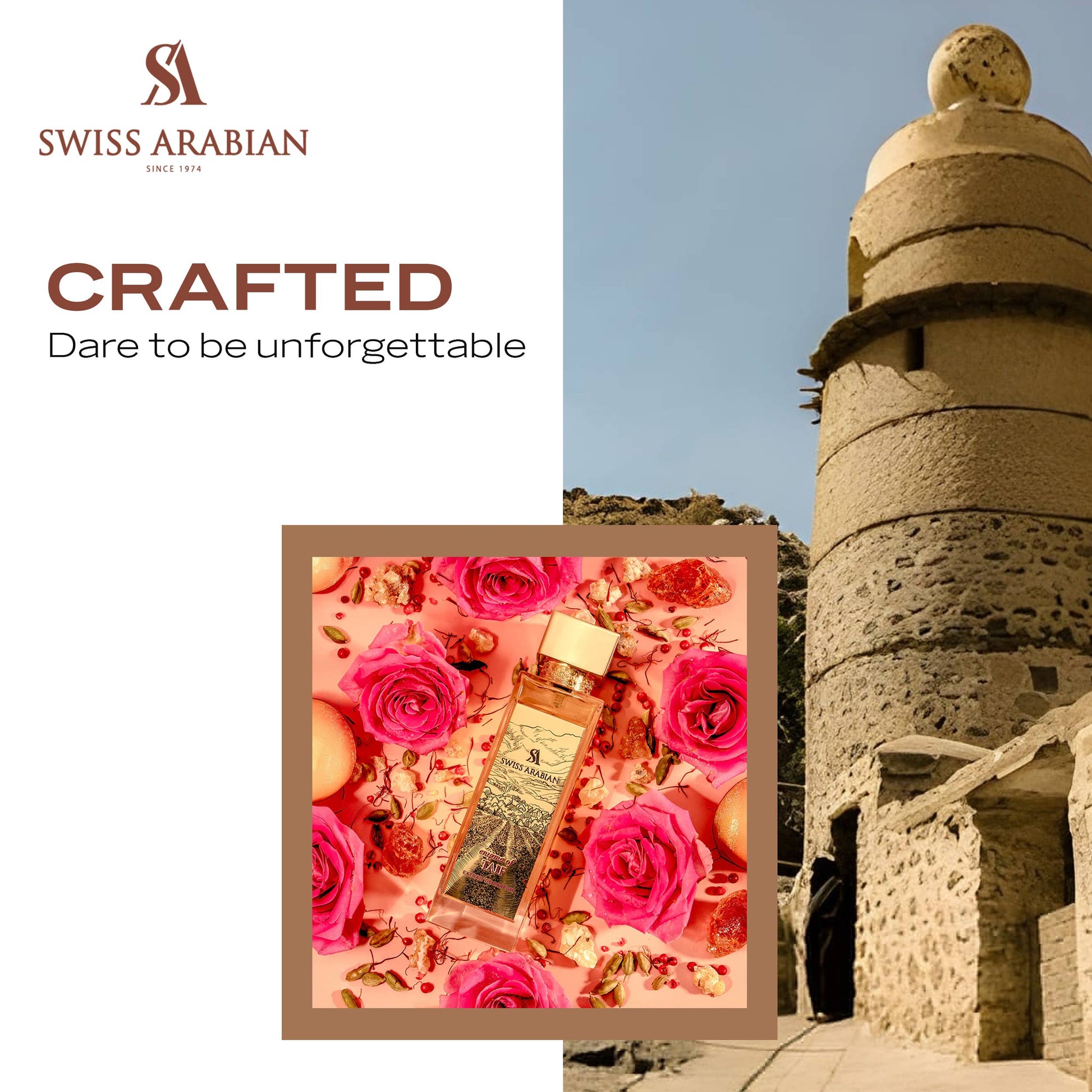 SWISS ARABIAN - Swiss Arabian Enigma of Taif Extrait de Parfum Unisex 100ml - Fragrance On A Barrel