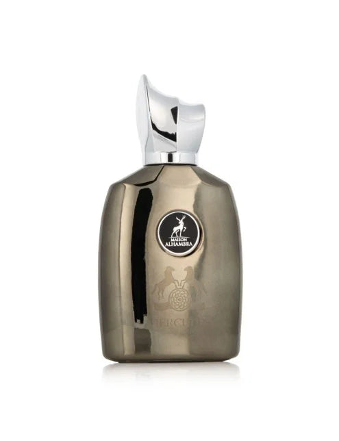 Maison Alhambra Hercules Eau de Parfum von Lattafa, 100 ml Flasche mit eleganter Verpackung und stilvollem Design.